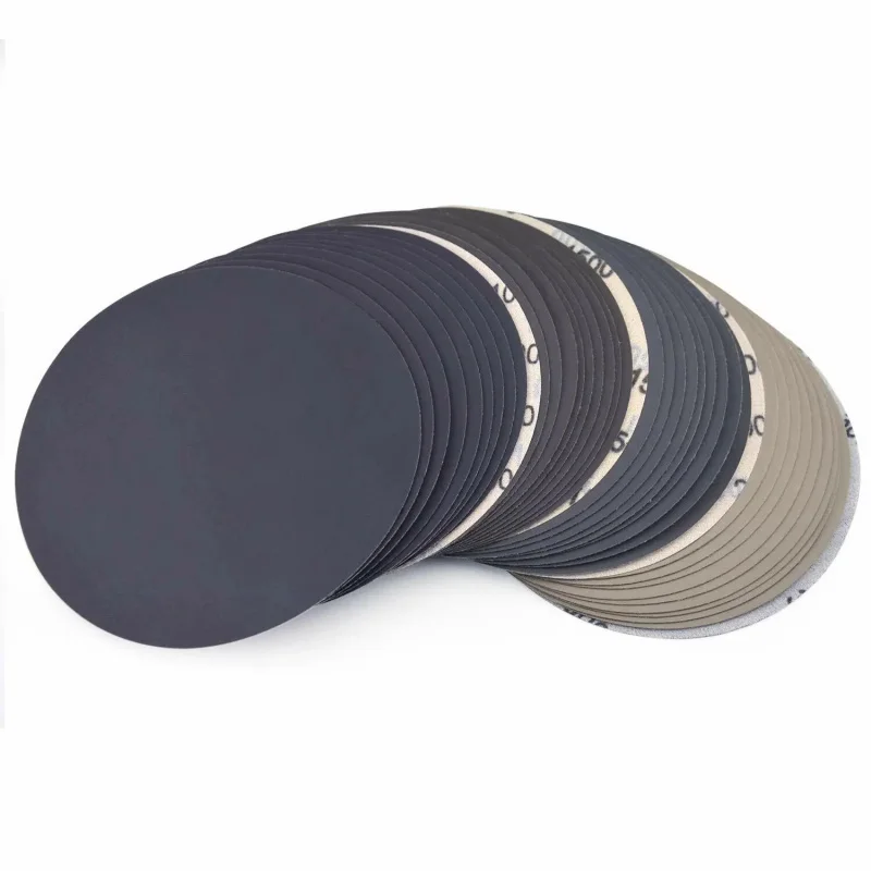 30pcs-set 1800pcs-carton 6-Inch Hook and Loop Sanding Discs 60x Wet Dry Sandpaper 800-3000 Grit Abrasive Tools for Various Tasks