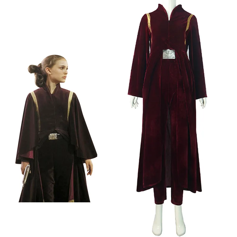 Disfraz de Cosplay de Padmé Amidala, Traje de Fantasía para Mujer, Inspirado en la Batalla Espacial de la Película Star Wars 3, para Halloween, Carnaval y Fiestas