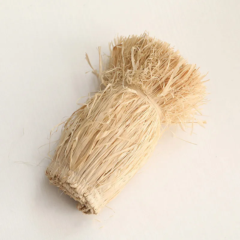 Natural Raffia Straw Tassels Home Furniture Background Wall Decoration Lafite Grass Wedding Garland DIY Crafts Homestay Ornament