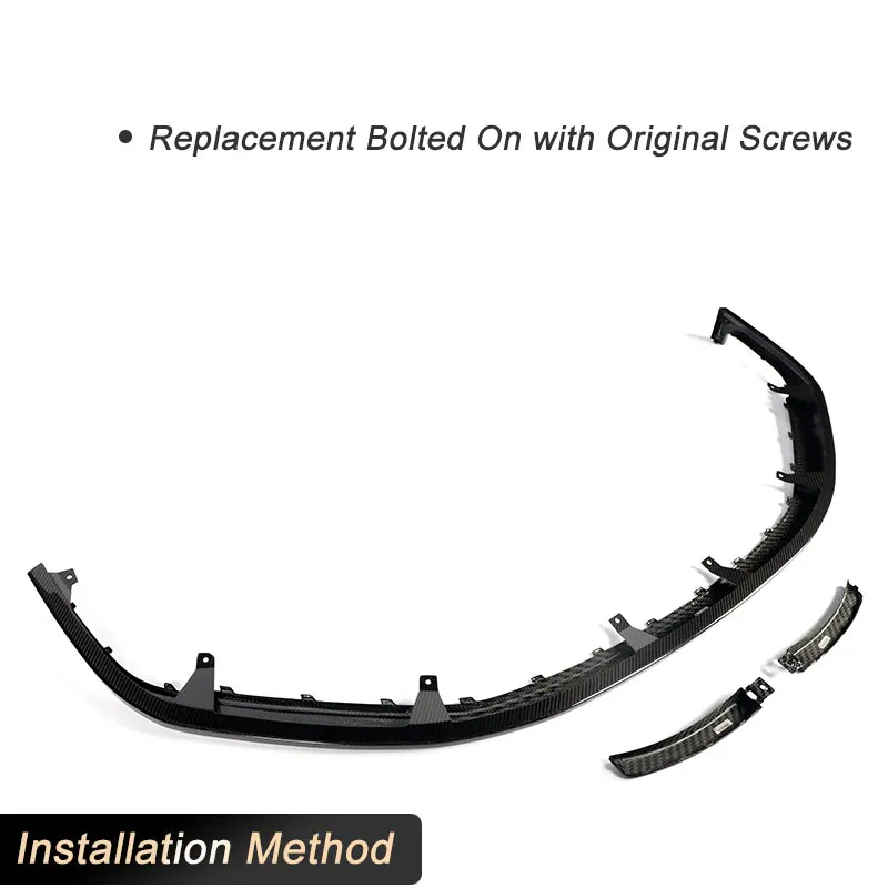 Car Front Bumper Lip Spoiler for Porsche 911 992 GT3 2022 Racing Front Lip Chin Apron Guard Body Kits Prepreg Dry Carbon view 5