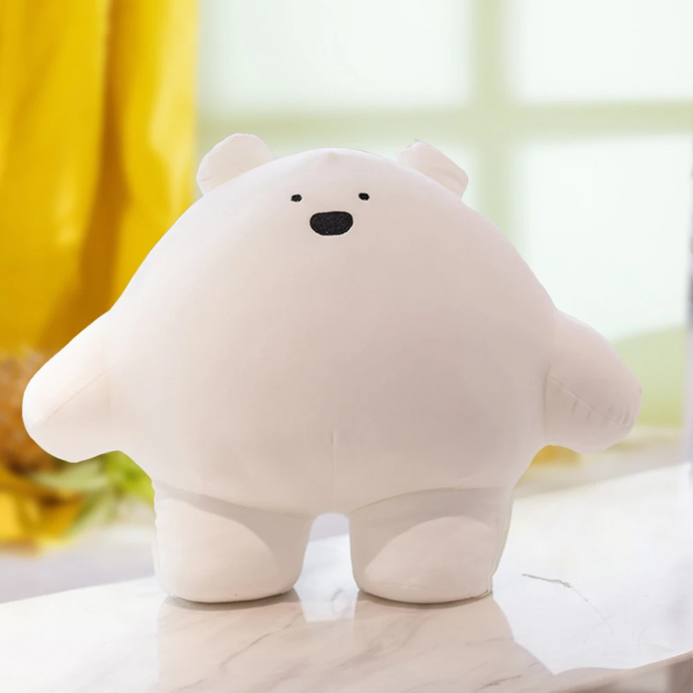 여아용 귀여운 곰 인형 동물 봉제 베개, 재미있는 장난감 동물, 귀여운 포옹 베개, 귀여움, 40 cm/15.7 인치