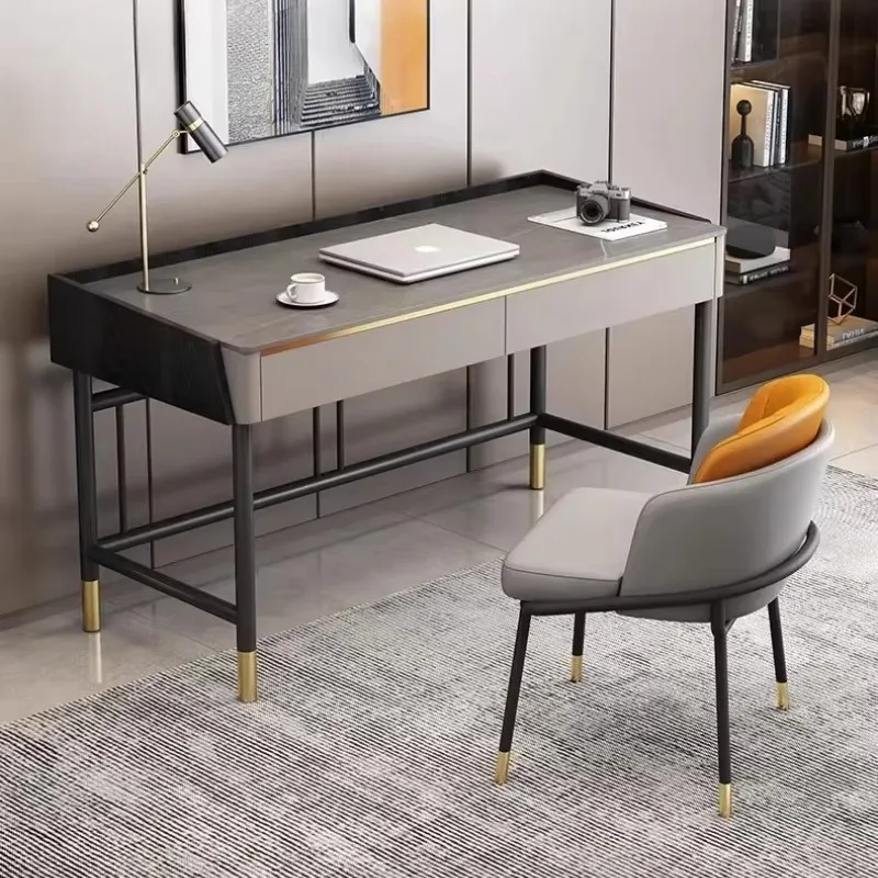 Escritorios verticales de lujo para ordenador, mesa rectangular moderna de mediados de siglo para hotel, organizador de mesa para portátil, mesa para Notebook, muebles