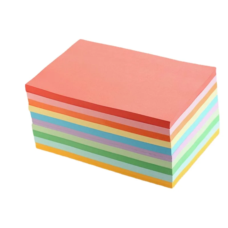 100Piece A4 colorful Craft paper copy printing  DIY origami paper