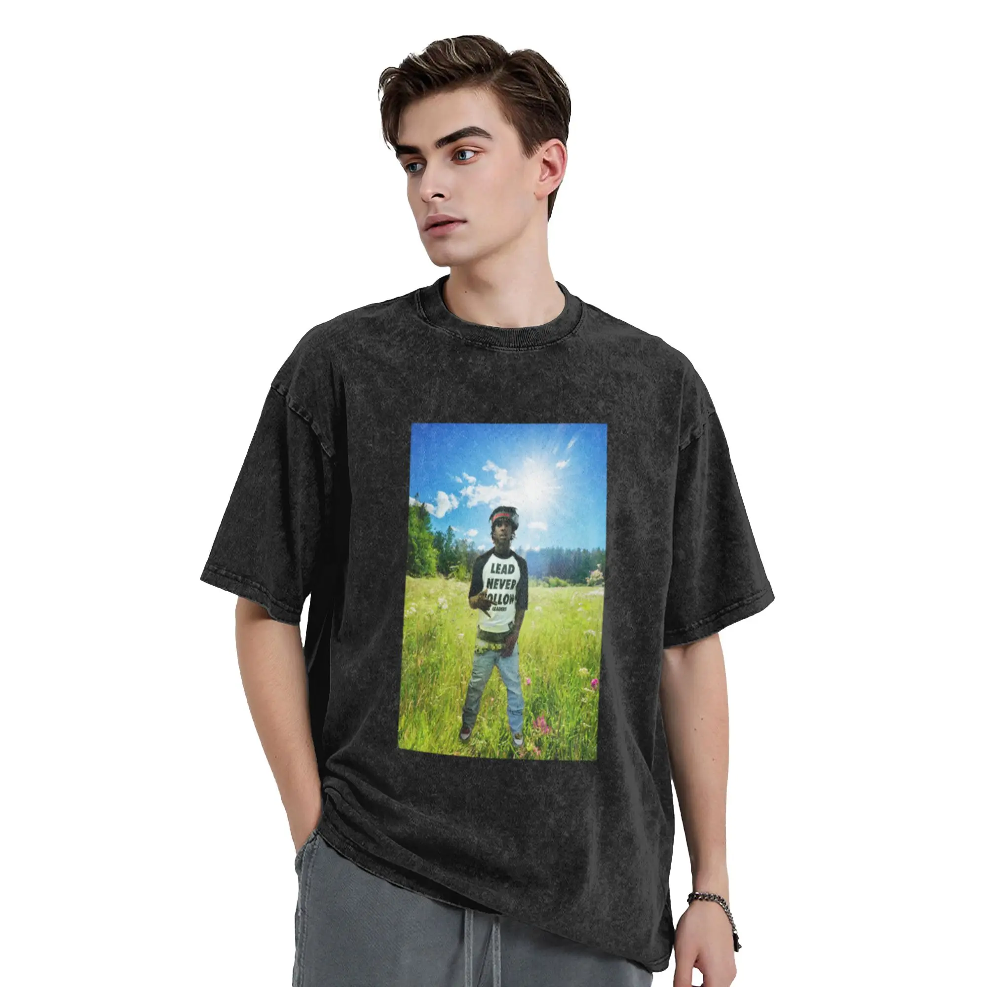 Sosa in the Meadow Classic Comfort A Vintage Oversized Cotton Unisex T-Shirts