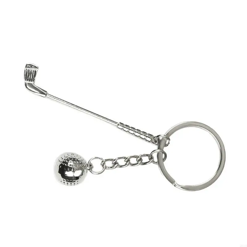 عاشق التنس حلقات المفاتيح مضرب سبيكة أنيق مع مضرب تنس سلسلة مفاتيح رياضية معدنية ساحرة للمجموعة الشخصية 20CA