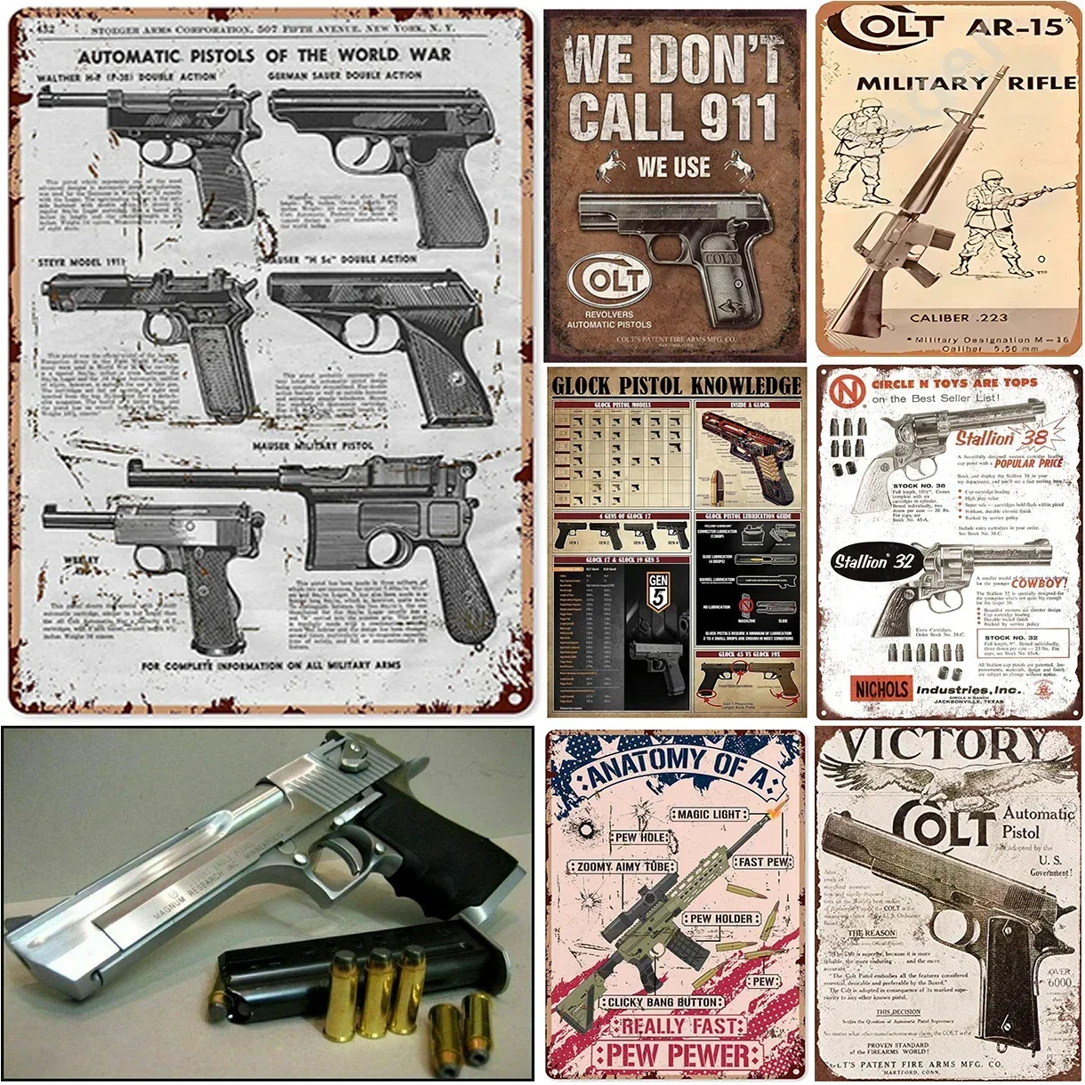 النصر كولت معدن القصدير علامات خمر الجدار الديكور الفن الملصقات للرجل الكهف المنزل مقهى حديقة نادي بار حانة الحديد اللوحة ث #1