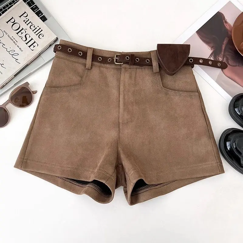 خمر عالية الخصر الصلبة الشباب كل مباراة ألف خط السراويل ربيع الخريف جديد البساطة الاتجاه السراويل موضة الملابس النسائية الكورية