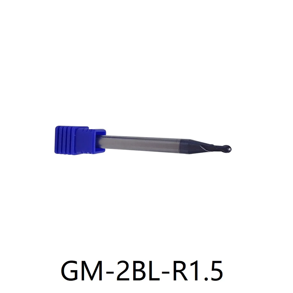 ZCC GM-2BL-R1.0 GM-2BL-R1.5 GM-2BL-R2.0 GM-2BL-R2.5 GM-2BL-R3.0 GM-2BL-R4.0 GM series Solid carbide milling GM-2BL