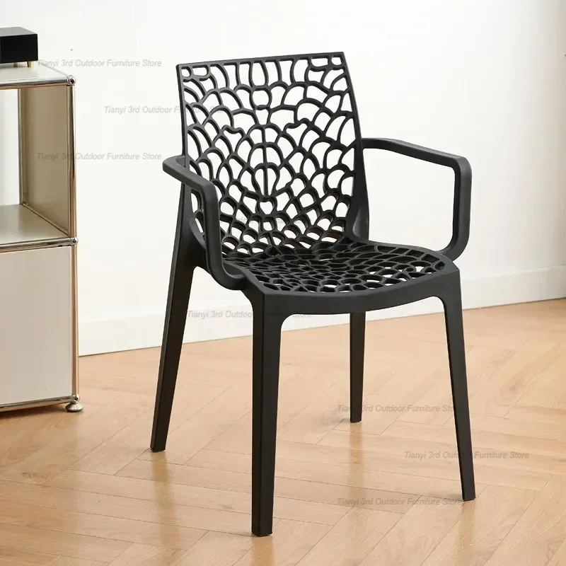 Designer Nordic Dining Chair Modern Originality Simple Plastic Dining Chair Kitchen Living Room Home Furniture Cadeira FYDC