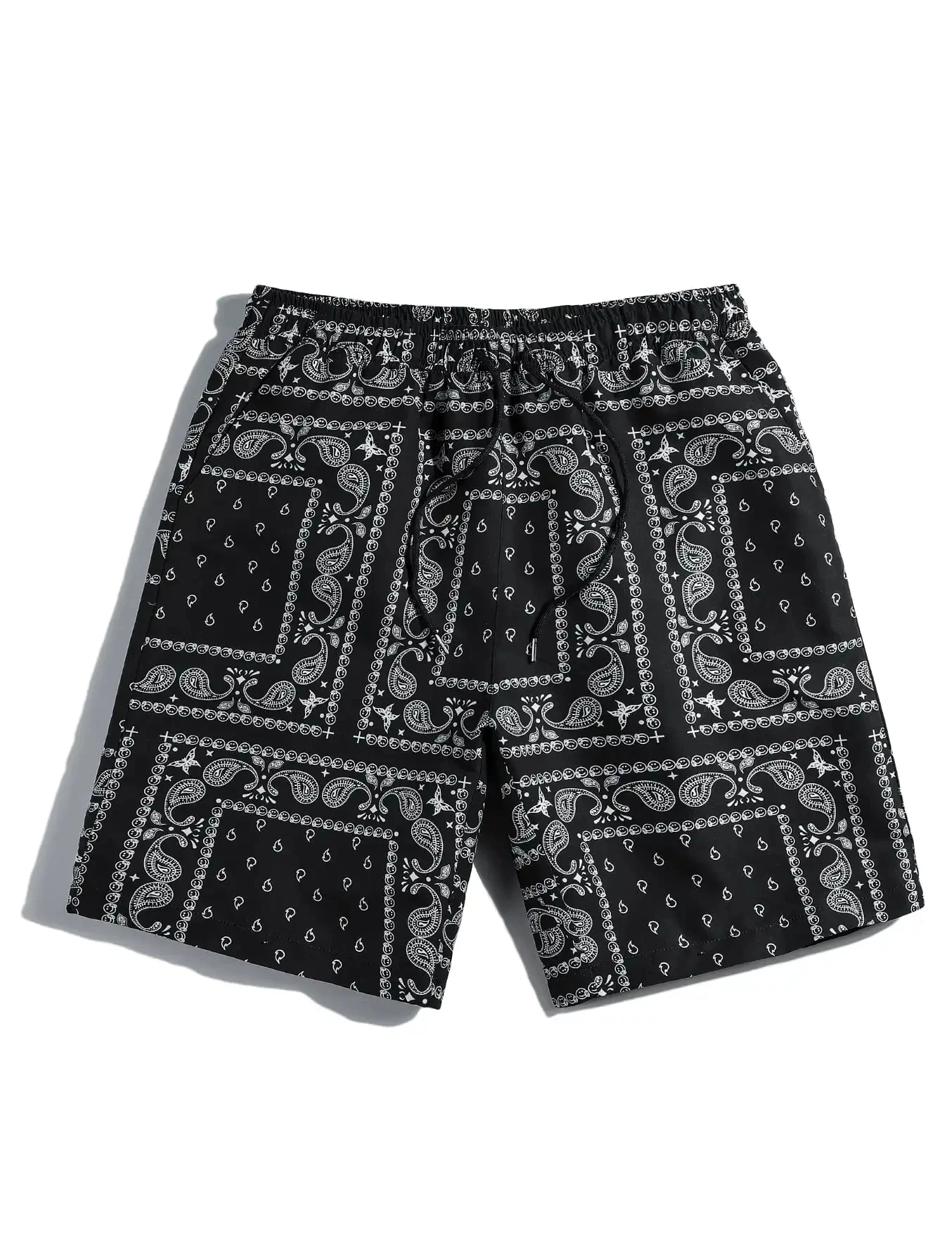 Men\'s Cashmere Printed Sports Shorts Casual Fashion Street Trend High Quality Beach Wear Summer Sports Shorts Novelty