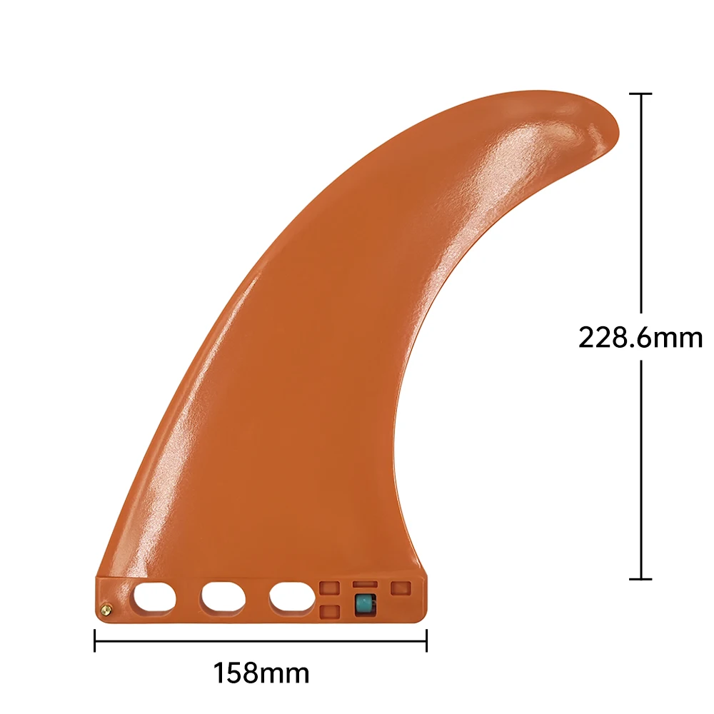 Longboard Fin Plastic Big Center Fins for Sup Board, Single Fin, Surfboard Stabilizer, Sup Keel, Quilhas Surf, 9 in