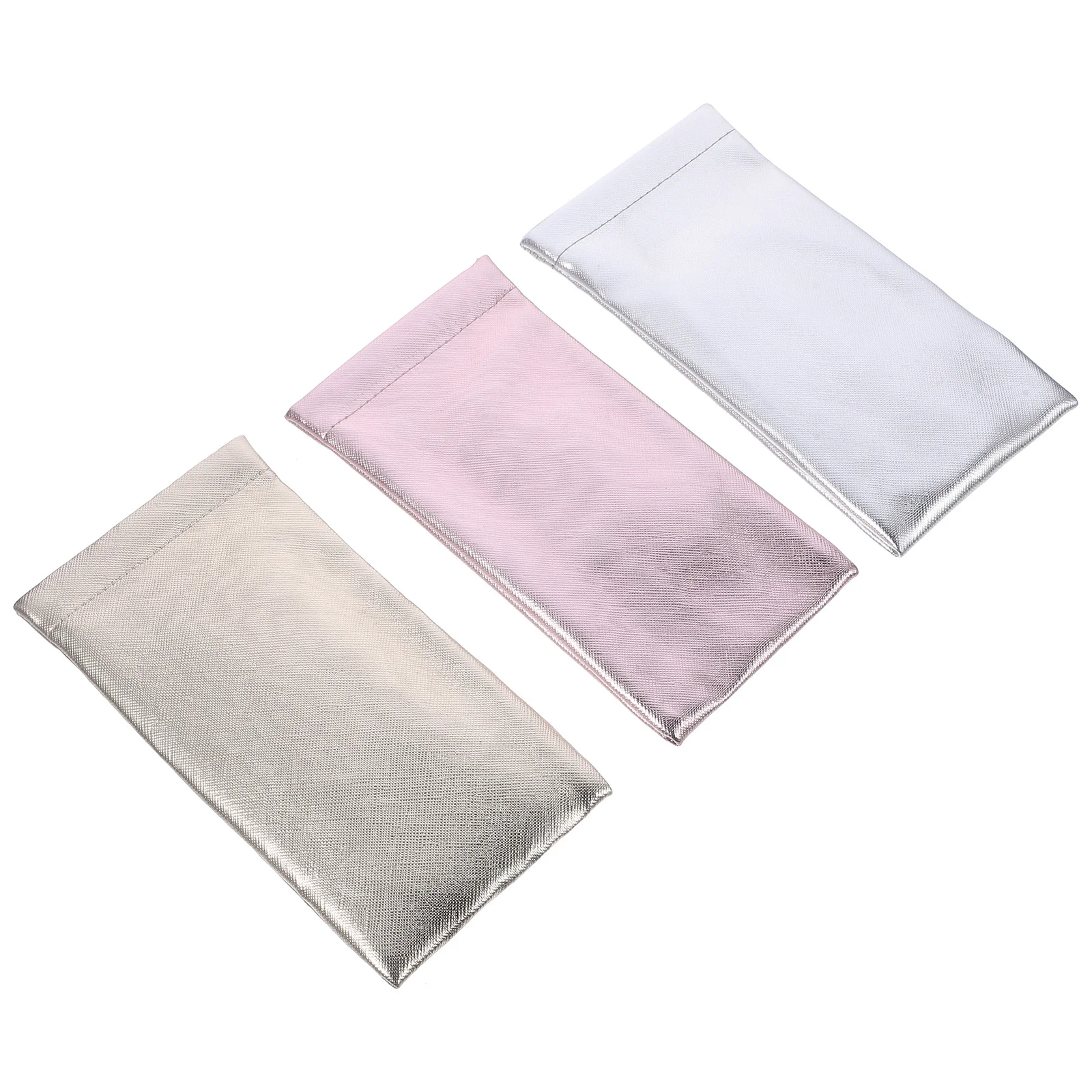 

3Pcs Sunglasses Pouch Lightweight Non-Breaking Material Perfect for Eyewear Mobile Devices Small Gadgets Tidy Storage Solution
