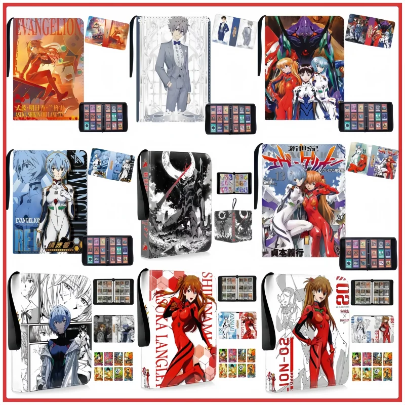 

900 шт., карточная книга Genesi Evangelion, EVA, большая емкость, молния, альбом для хранения карточек, цветная бумажная коллекция, книга для карточек cortex