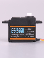 EMAX ES3001 4.8-6.0V 43g Plastic Gear Standard Analog Servo For RC Helicopter Boat Airplane