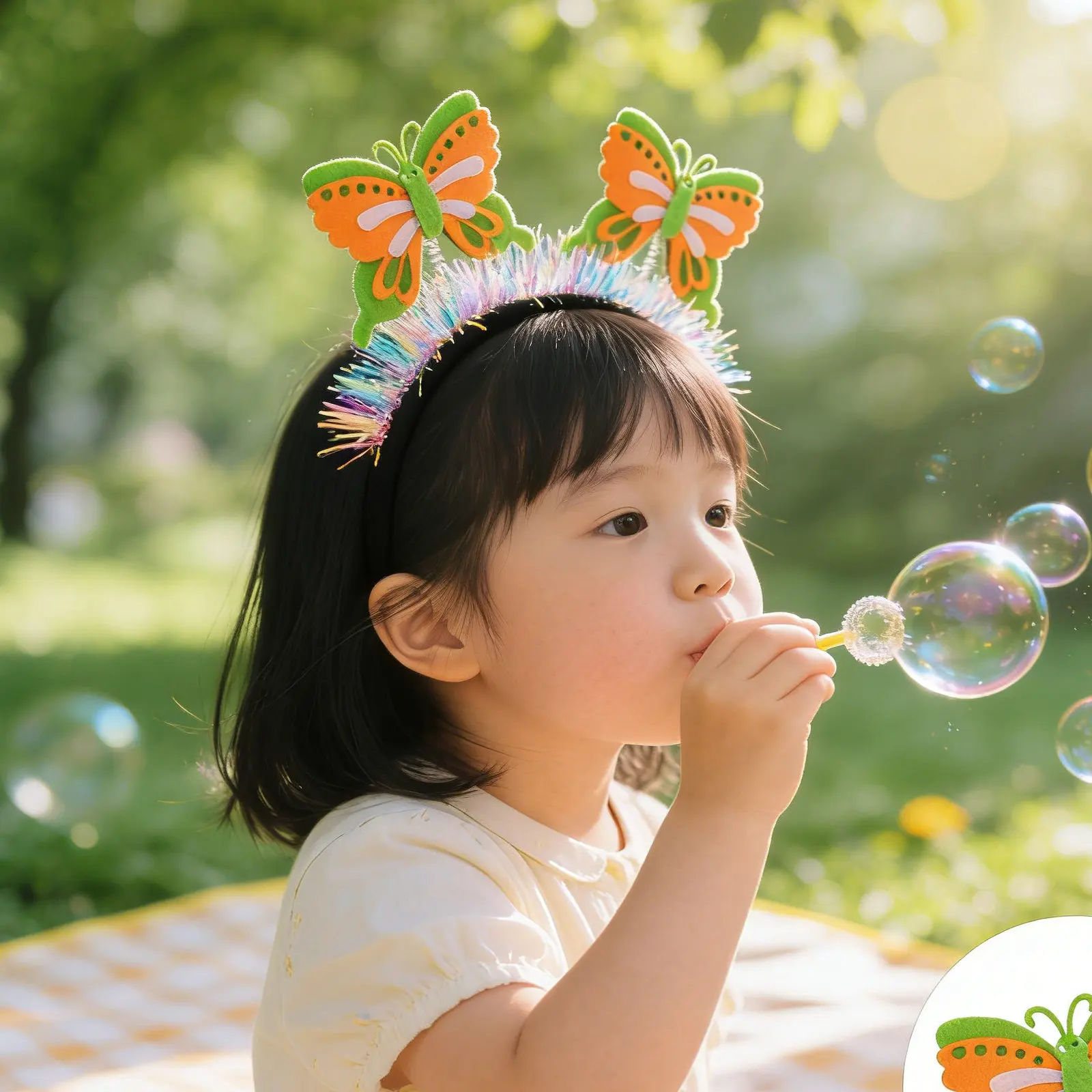 

Floral Animal Headpiece Colorful Festival Party Hairband Soft Deer Bird Flower Accessories Trending Flower Animal Headwear