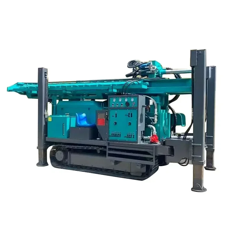 

China Factory 600m 500m 400m 300m 200m Crawler Track Mounted Deep Borehole Water Well Drilling Rig Hot Sale