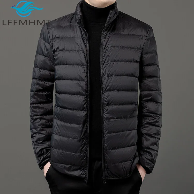 Winter Fashion Men Women Good Quality Quilted Parkas Solid Color Simple Basic Warm Lightweight Big Pocket Jacket Down Coats