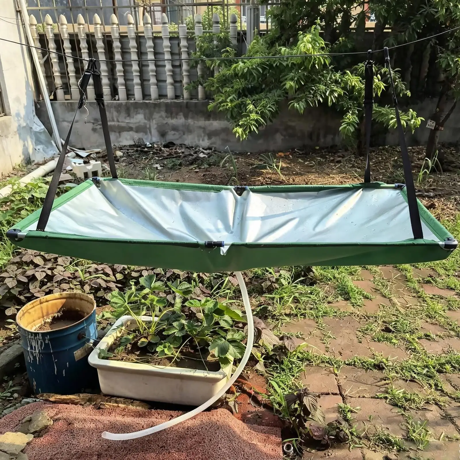 Water Harvester Cloth With Hos - Outdoor Camping Water Filter recension och pris