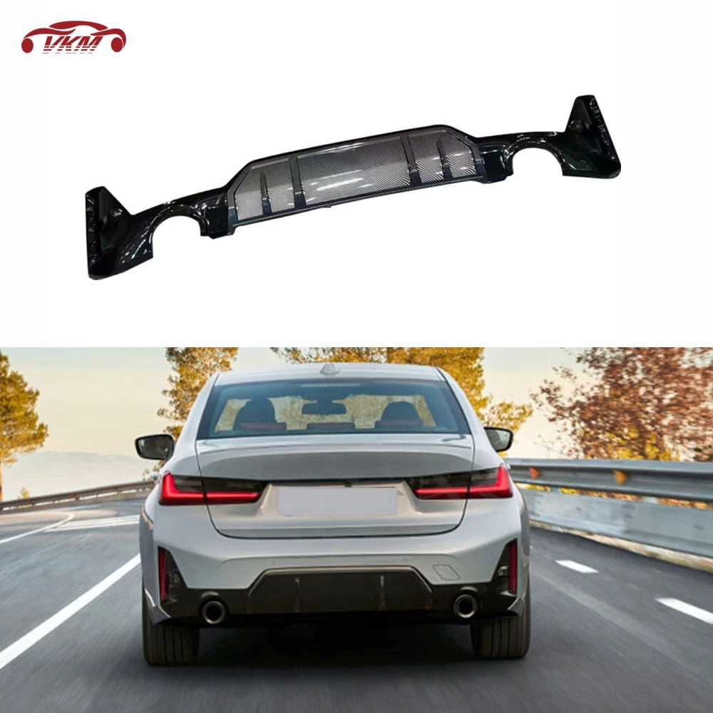 

ABS Rear Diffuser Lip Spoiler Splitter for BMW 3 Series G20 G28 LCI 340 M Sports 2023+ Bumper Protector Body Kits Accessories