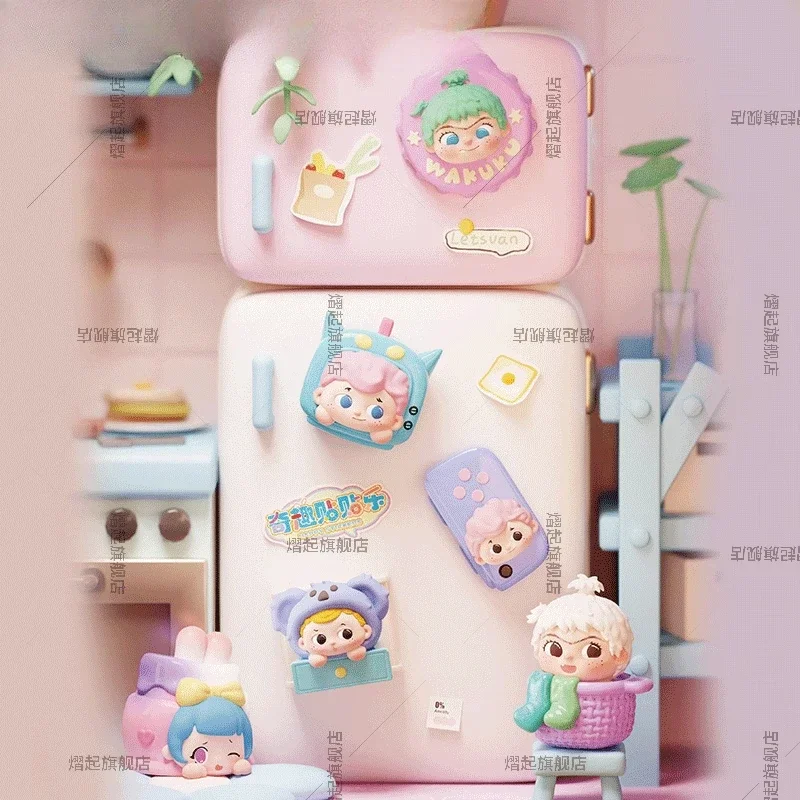 Blind Box Schrulliger und interessanter Kühlschrankmagnet-Actionfigur Originalität Trendy Play Holiday Gifts Actionfigur Modellspielzeug