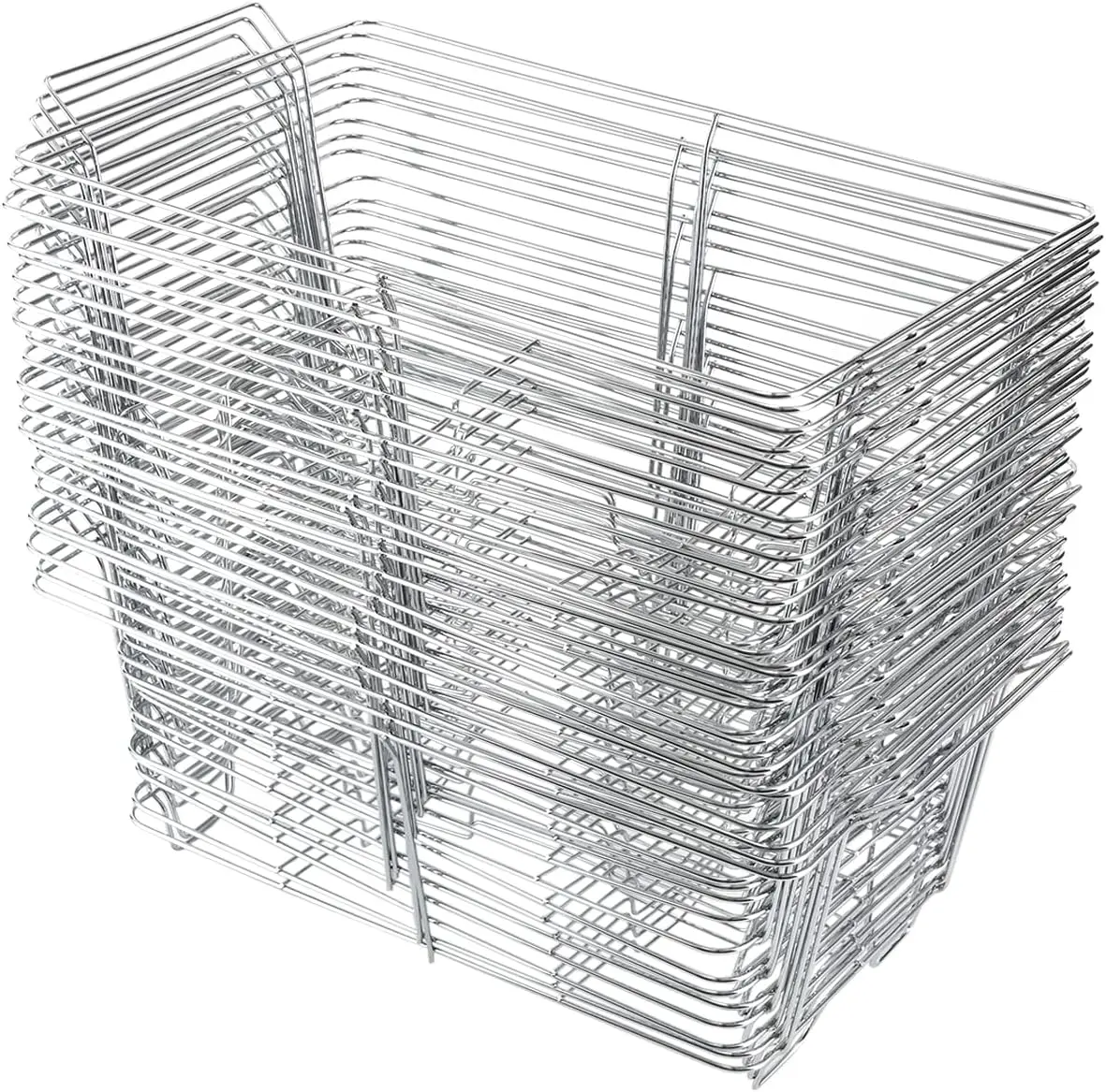 24 Pack Chafing Dish Buffet Set Chafing Wire Racks Buffet Stand,Rectangular Full Size Buffet Wire Rack Stackable Chafing Stand