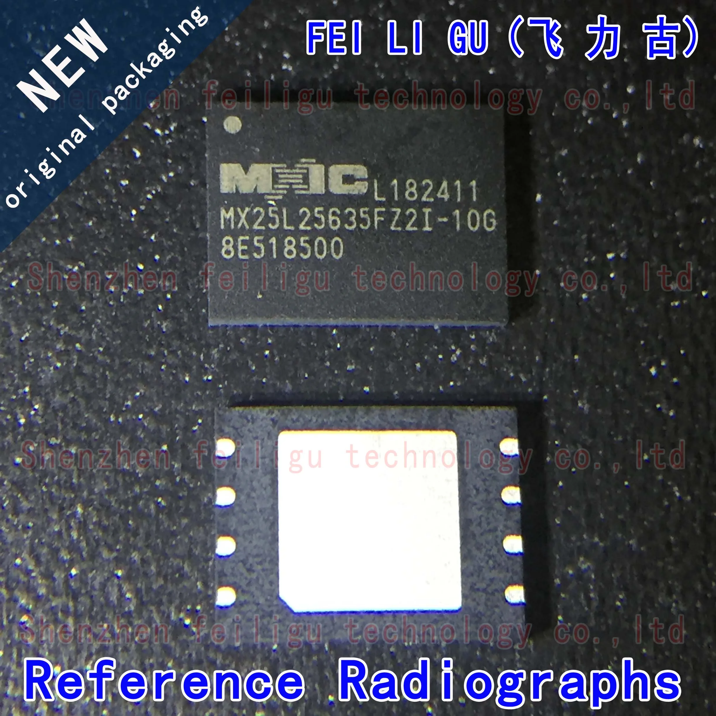 

1~30PCS 100% New Original MX25L25635FZ2I-10G MX25L25635FZ2I Package:WSON8 FLASH-NOR Memory 256Mb Chip