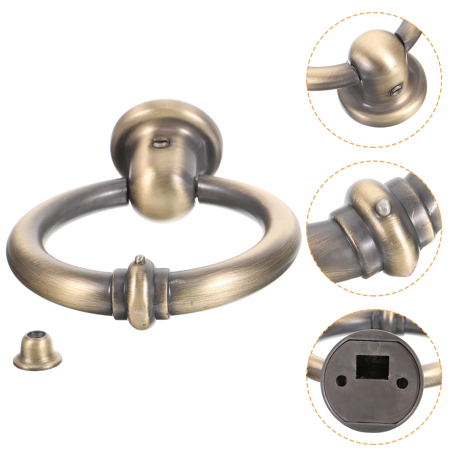 Door Knocker Home Decor Modern Simple Security Supply Classical Accessory Single Front Decorate Knockers for Decoration Part