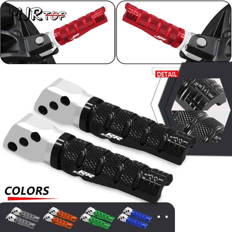 

MEW Footrest Foot-Peg For S1000R S1000RR HP4 2011-2023 2024 Motorcycle aluminum Rear Passenger Foot Pegs Pedals s1000r s1000rr