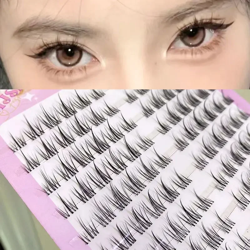 Natural DIY Individual Eyelash Clusters, 1-1.5cm