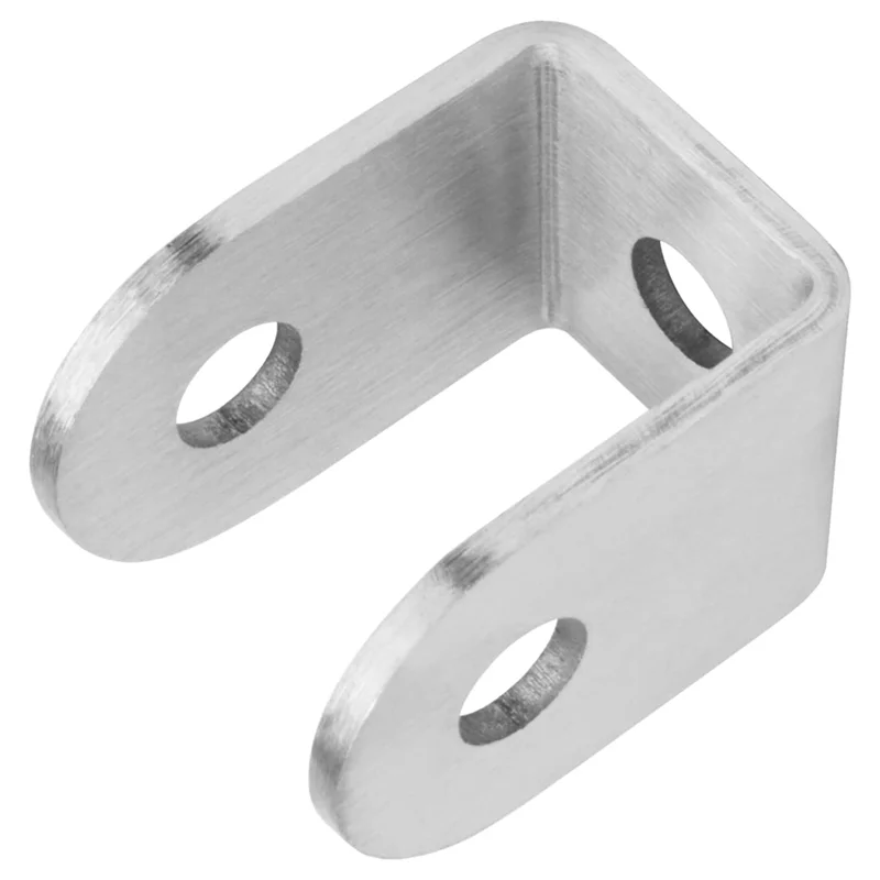 【Popular】10 Pcs U Bracket For 1 Inch Panel,Bracket Stamped 304 Stainless Steel,1/3 Inch Thick
