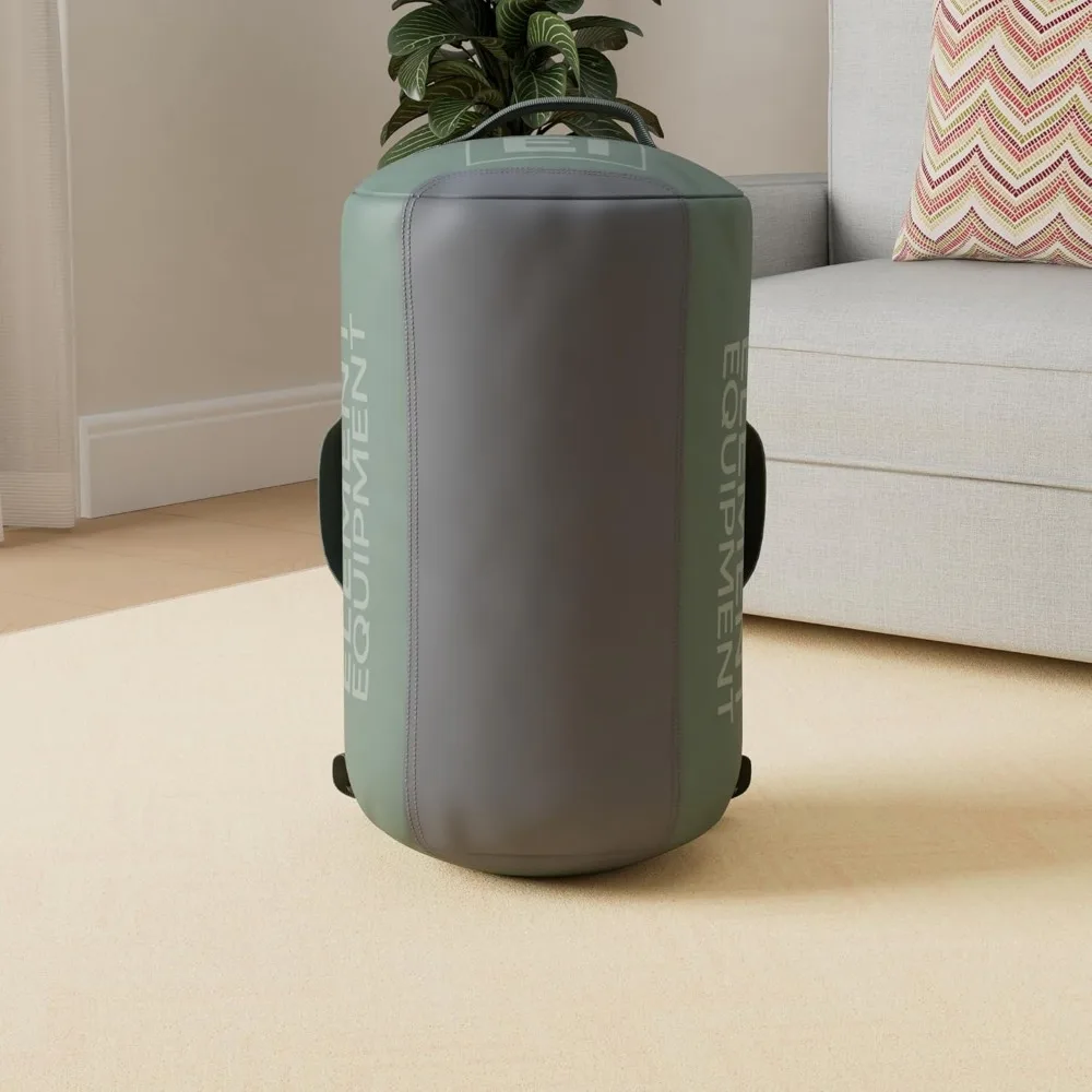 حقيبة كبيرة مقاومة للماء باللون الأخضر الزيتوني مع أشرطة كتف للمعدات الخارجية #2