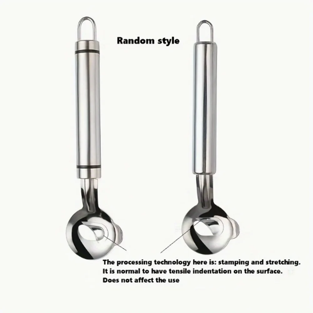 2pcs Home Cactus Peeler Stainless Steel Fruit & Vegetable Peeler, Honeydew Ball Scoop Seed Remover Household Kitchen Gadgets view 3