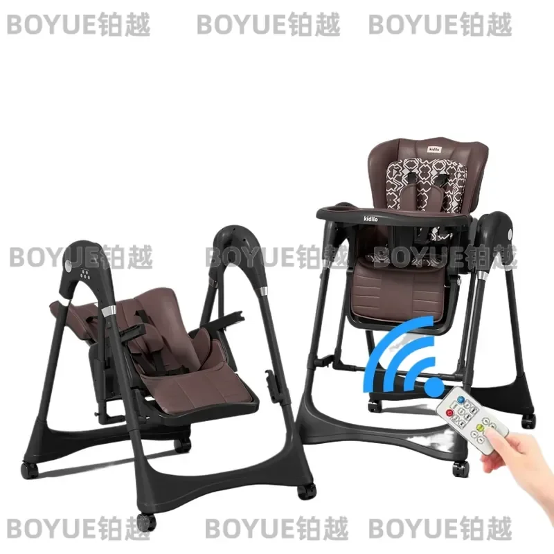 Multifunctional Kids Dining Chair Portable 2 in 1 Baby Highchair with Table Household Feeding Seat for Toddler Infant