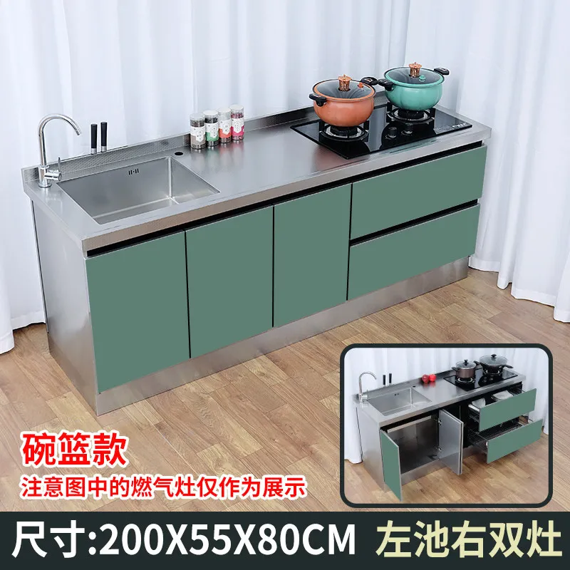 Bar operation countertop, sink, vegetable sink, basin integrated household storage, stove cabinet custom