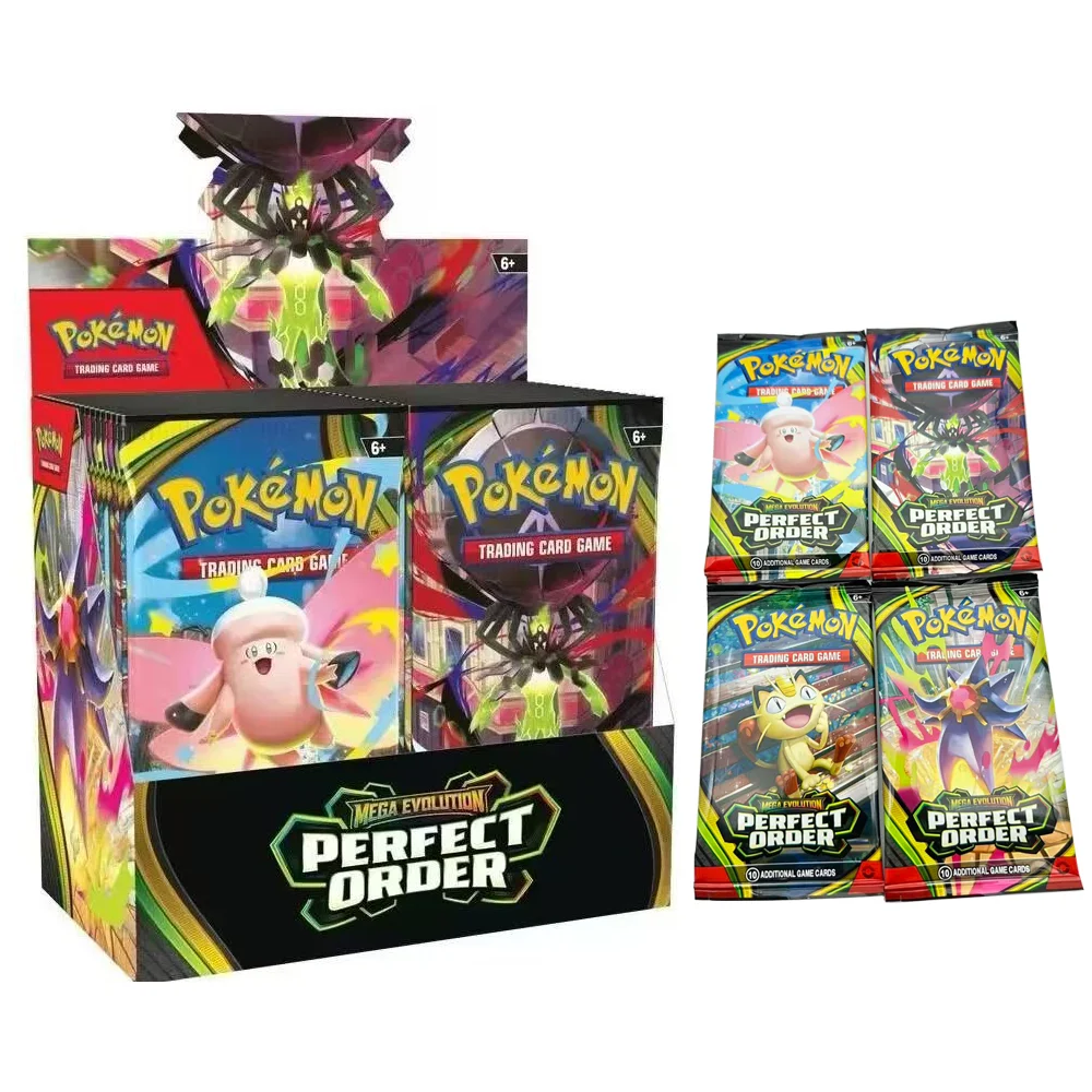 360Pcs Pok Card TCG Perfect&Order  Prismatic Evolutions 151 Prism 36 Pack Poke Booster Box Collectible Tradiner Card