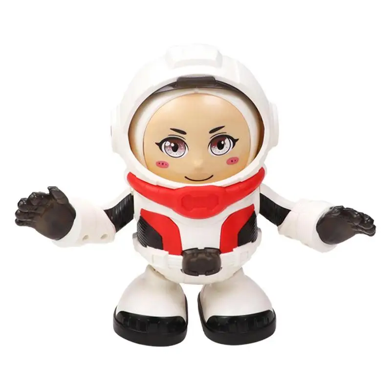 Brinquedo Robô Astronauta Andando Musical, Criativo Musical Bonito Twerking Dança Brinquedos, Aprendizagem e Aprendizagem Reutilizável