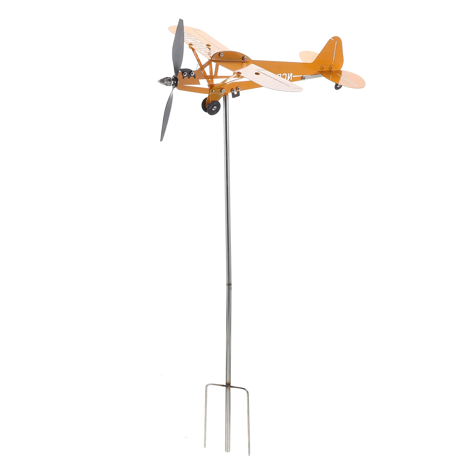 

Airplane Shaped Decorative Weathervane Metal Wind Direction Indicator For Outdoor Garden Yard Lawn Farmhouse Iron Windmill