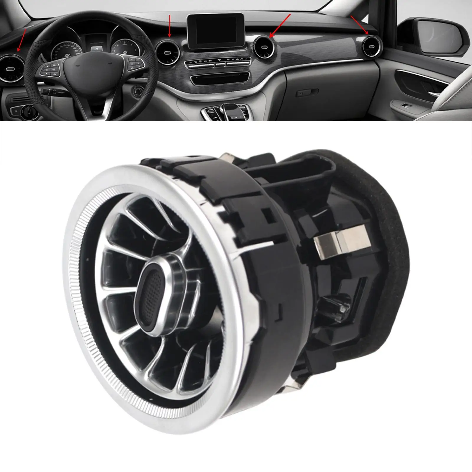 

Car Dashboard Air Vent A4478308602 Ventilation Grill for Mercedes Benz