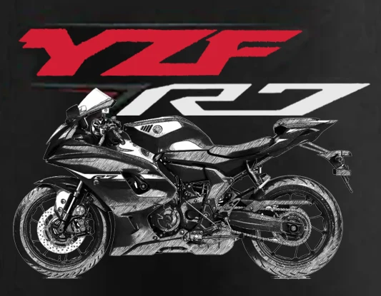 2021-2024 نماذج اليابان YZF-R7 دراجة نارية كنزة قطيفة جديد 100% القطن مريحة عادية رجالي بلوزات متسابق الشارع الشهير #6