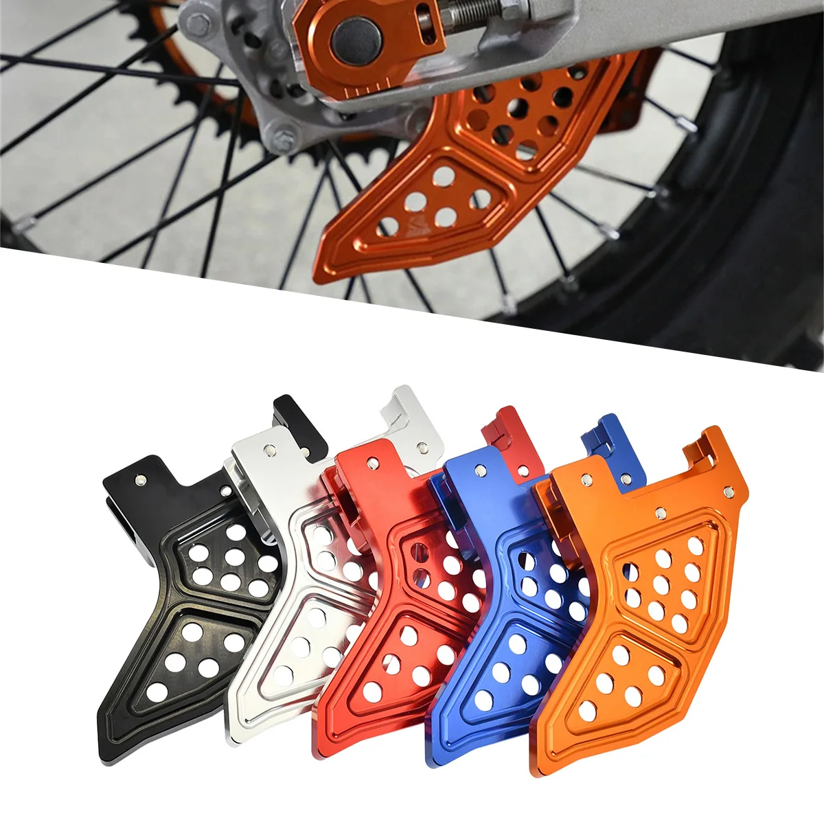 

CNC защита заднего тормозного диска Protector для KTM EXC 300 200 250 SX 125 EXCF 350 450 XCW XCFW SXF XC XCF 6 дней TPI 530-2004