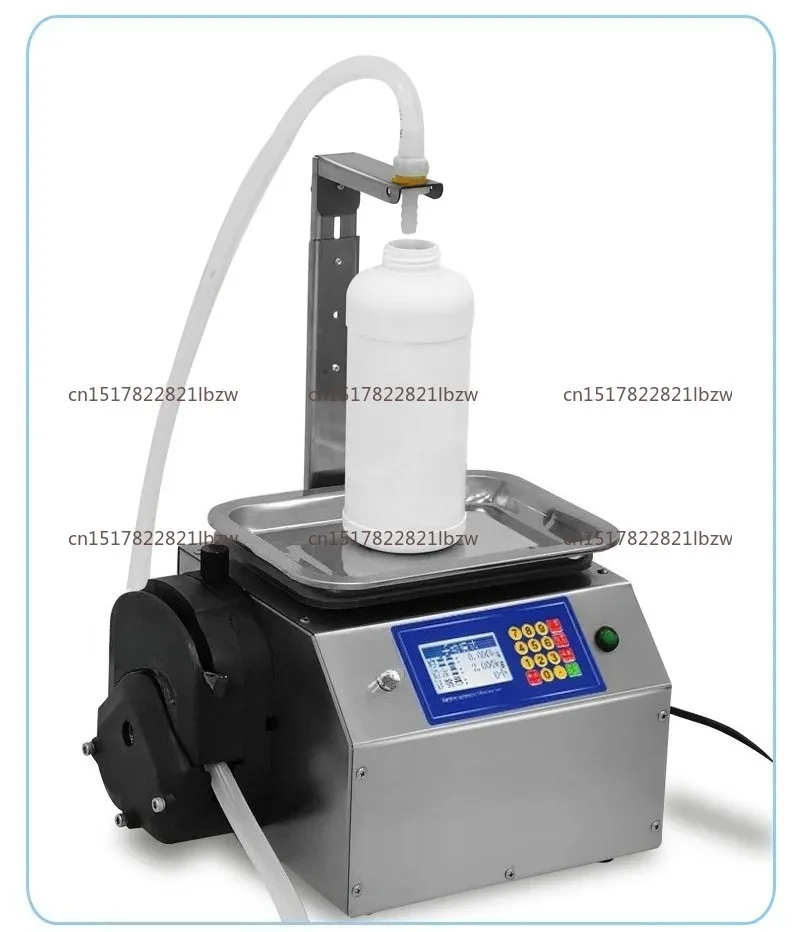 L13 Automatic Weighing Quantitative Glue Liquid Sub-filling Canning Peristaltic Pump Filling Machine