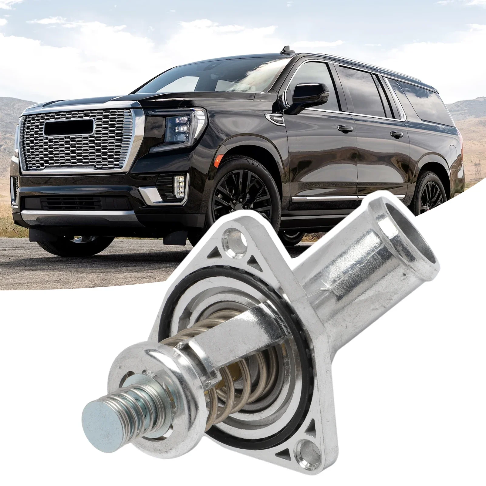 

Engine Coolant Thermostat Housing 15-11125 12674639 | Fit For Chevy Silverado Suburban Tahoe Corvette