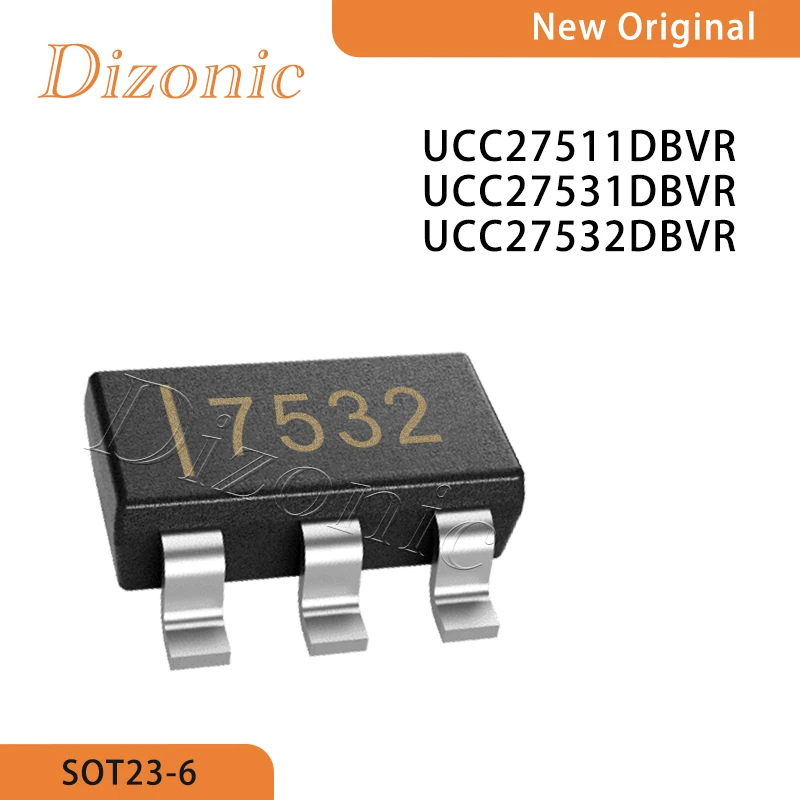 

Dizonic UCC27511DBVR UCC27531DBVR UCC27532DBVR MOSFET Gate Driver IC Chip SOT23-6