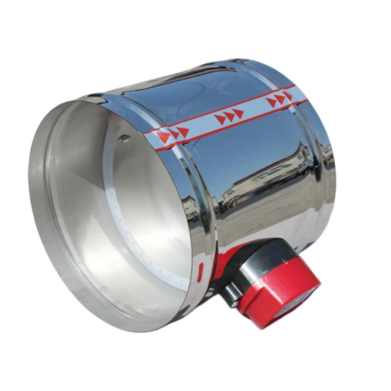 125mm stainless steel air damper valve HVAC electric air duct motorized damper for 5\