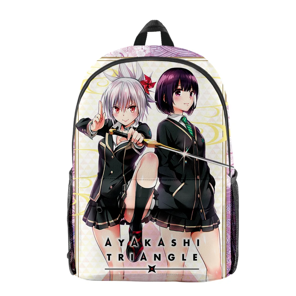 

Ayakashi Triangle Anime Backpack Student School Bag 2023 New Japan Manga Daypack Zipper Traval Bag Harajuku Bag