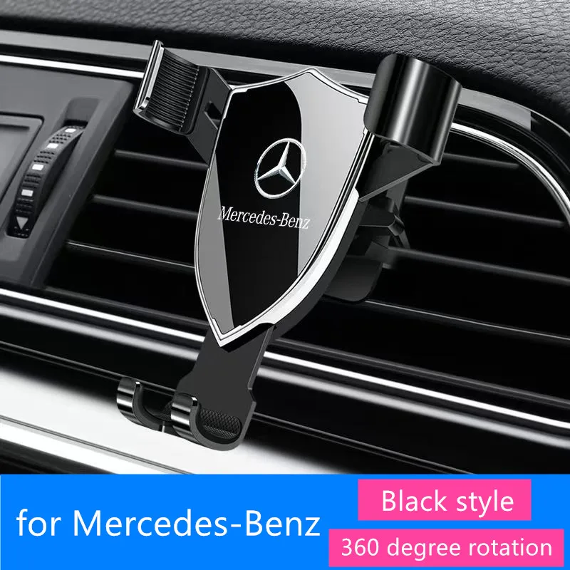 Car Phone Holder Gravity Air Vent Clip GPS Mount Stand For Mercedes Benz W176 W177 W203 W204 W205 W210 W211 W212 CLA CLK CLS GLA