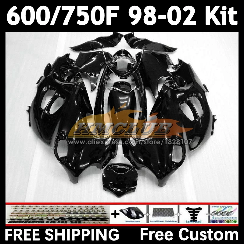 

Body For SUZUKI KATANA GSXF 600 750 GSXF600 stock black 1998 1999 2000 2001 2002 24No.1 GSX750F GSXF750 98 99 00 01 02 Fairing
