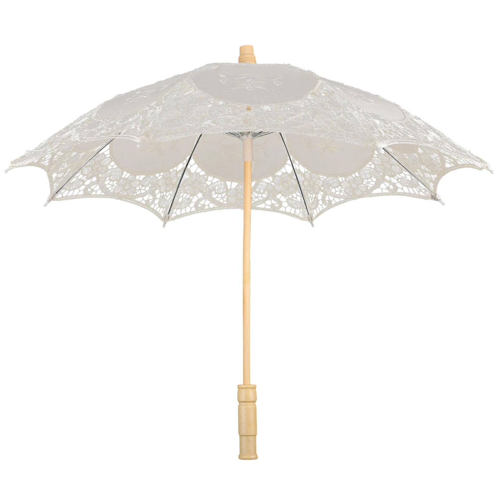 

Black Extra Large Decorative Craft Umbrella Lace Bridal Wedding Parasol Vintage Photography Props Stage Tea Party DIY