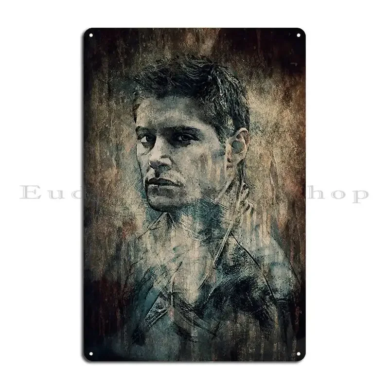 Dean Winchester Metal Plaque Cave Classic Printing Designing Rusty Tin Sign Poster