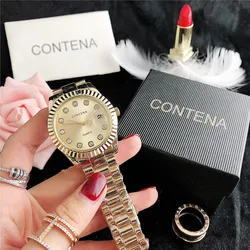 2023 Women's fashion watch Women's watch luxury top brand quartz watch M type women's clock Relogio Feminino Montre Femme